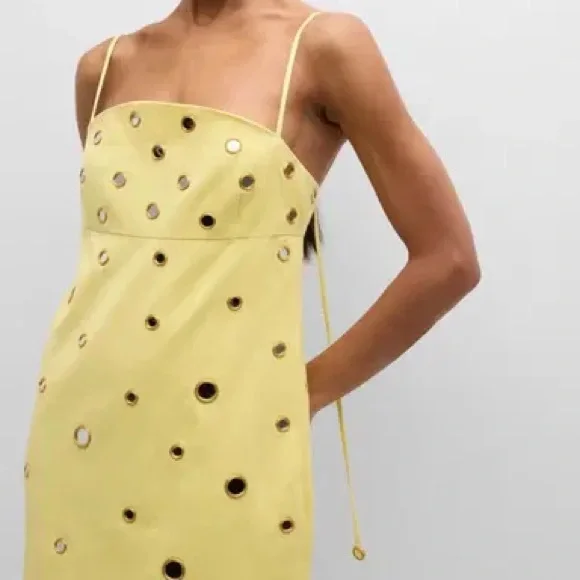 Alexis Maila Yellow Mirror Dress - Picture 5 of 5